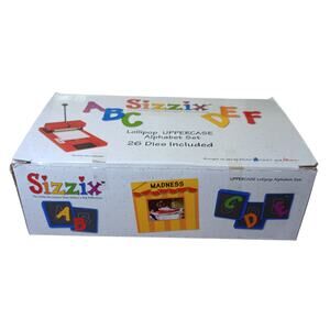 Sizzix Lollipop Uppercase Alphabet set 26 Dies Included